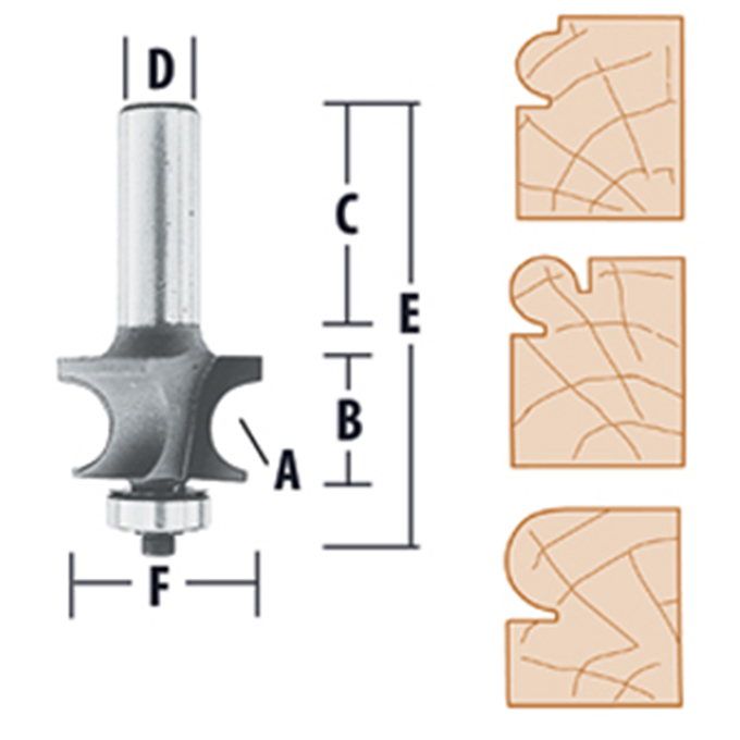 Corner Bead Router Bits