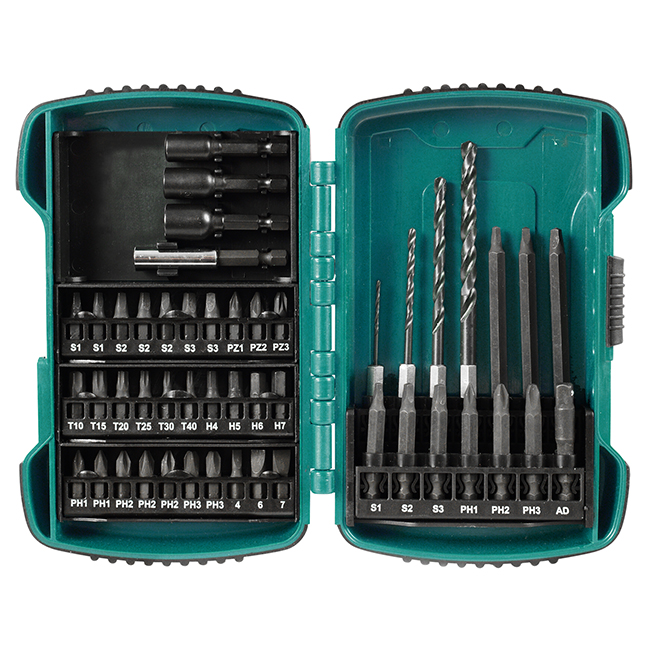 48 Pc Driver & Drill Bit Kit