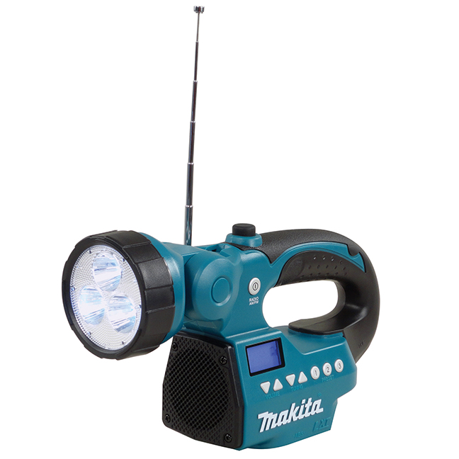 Flashlight radio top makita