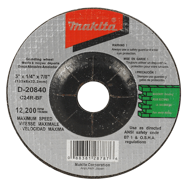 Masonry Depressed Center Grinding Wheels