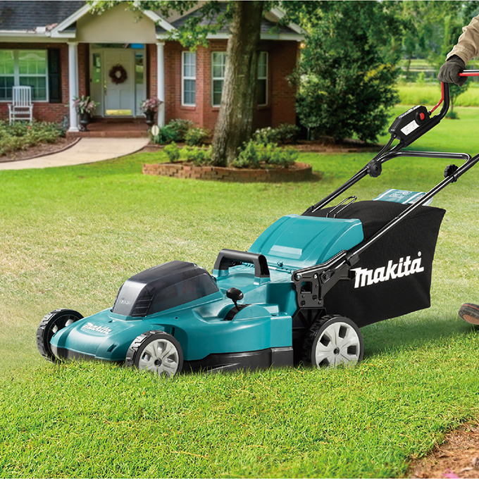 Makita cordless electric lawn mower deals