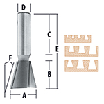 Dovetail Router Bits