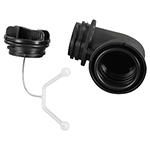 Angled Fuel Tank Filler