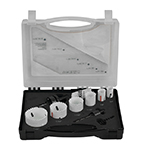 8 Piece Plumber's Bi-Metal Hole Saw Kit
