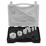 8 Piece Electrician's Bi-Metal Hole Saw Kit