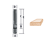 Flush Trimmer Bit - Self Piloting