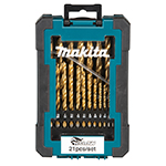 HSS-TiN (Titanium-Nitride) (Economy) Twist Drill Bit 21 Pc Index Set