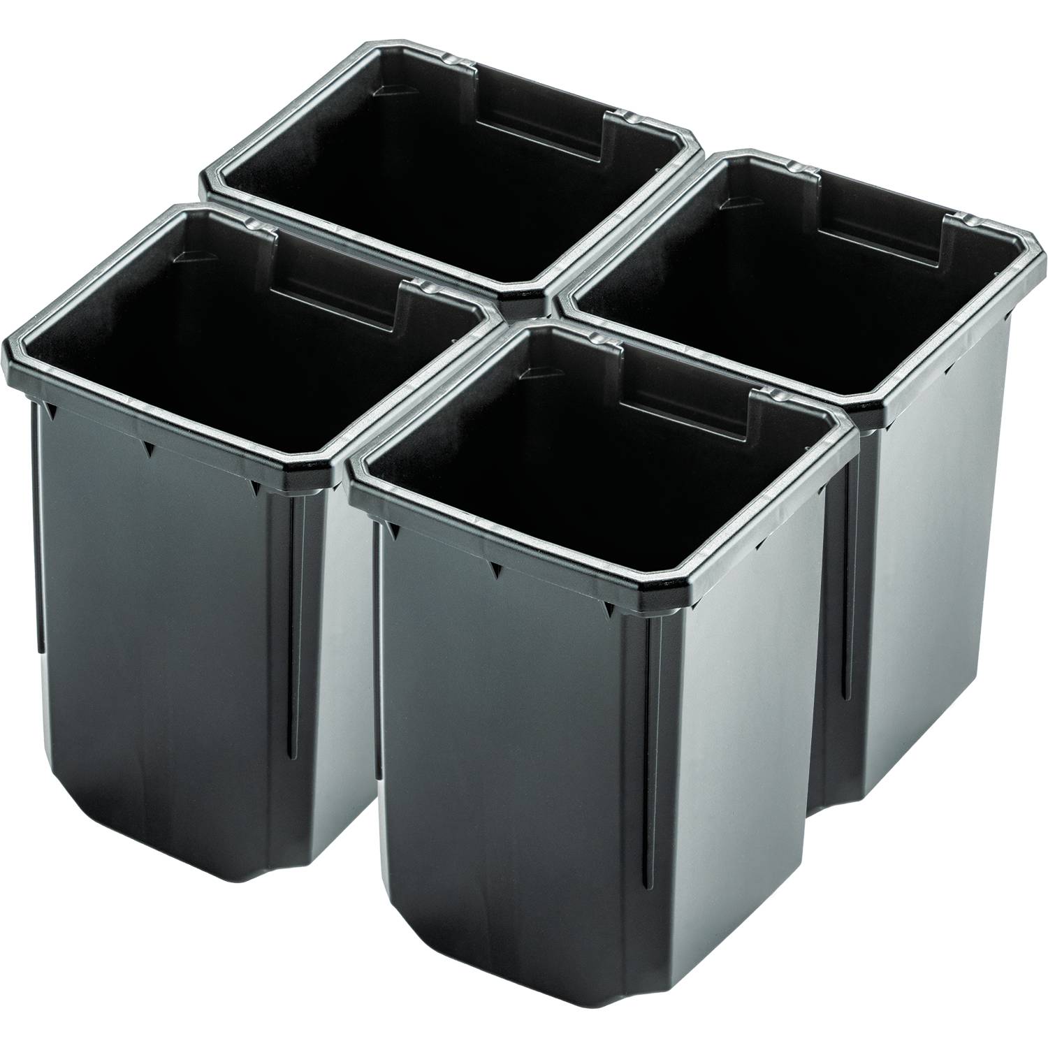 MAKTRAK Deep Standard Organizer Bin Set, 4/Pk