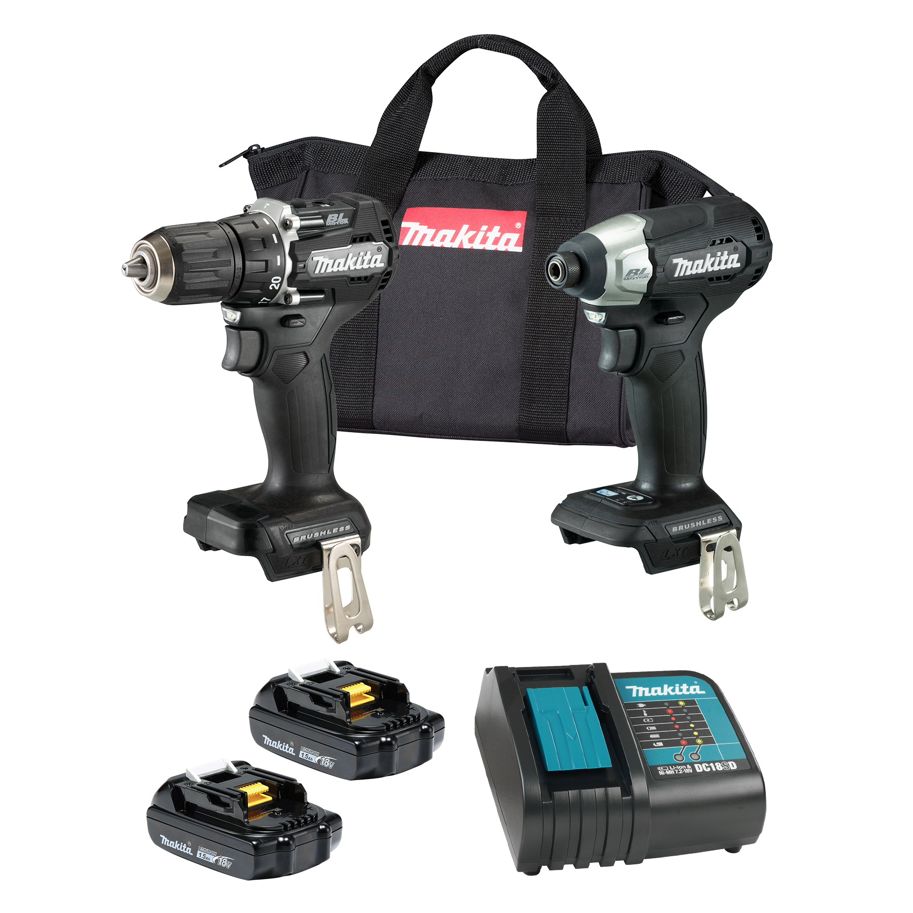 MAKITA 18V SUB COMPACT TOOL KIT
