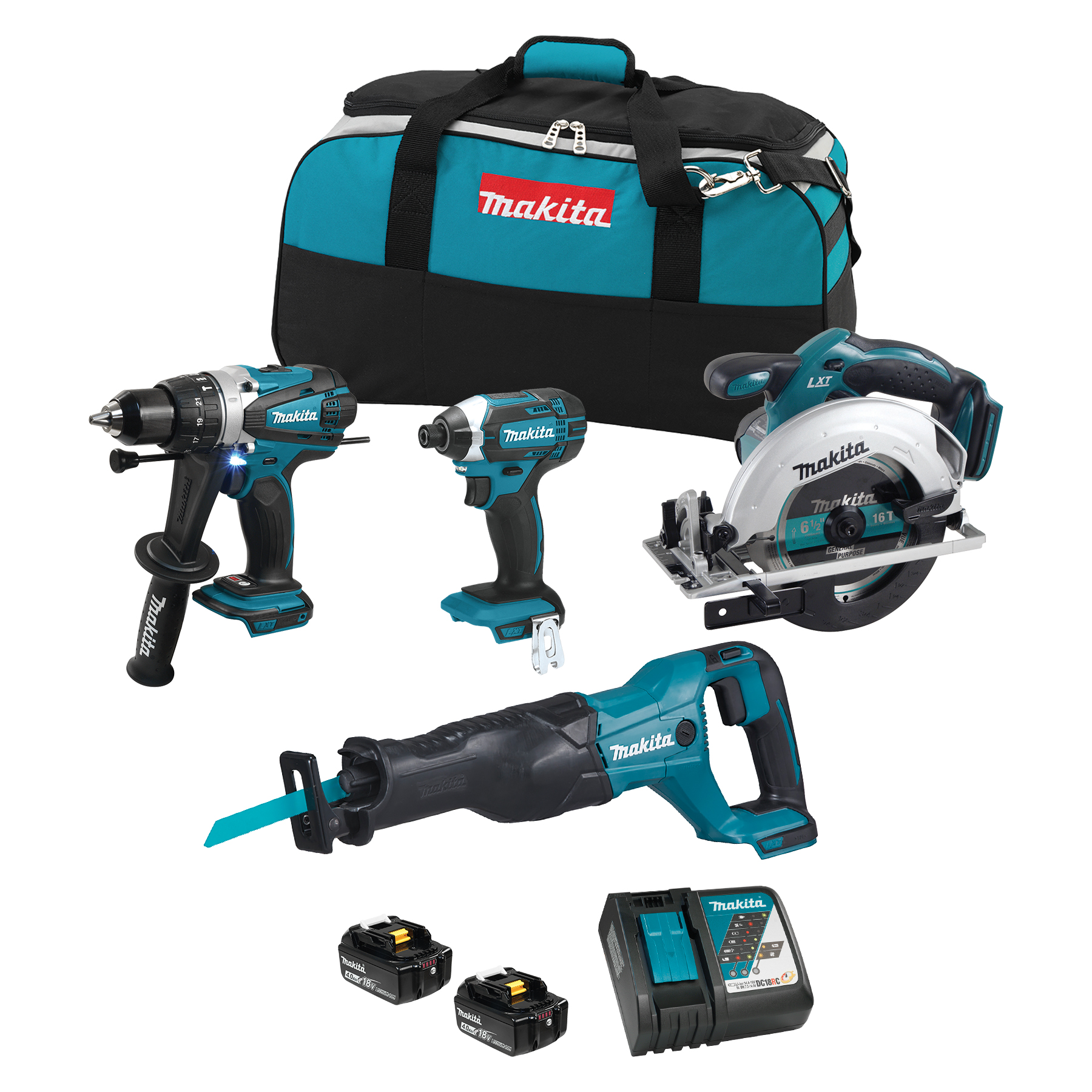 MAKITA 4PC 18V COMBO KIT