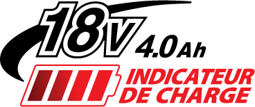 18V 4.0Ah Fuel Guage Battery